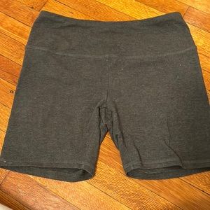 Gray bike shorts